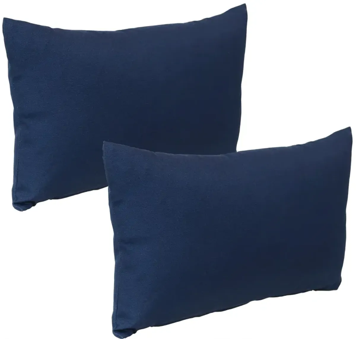 Sunnydaze Set of 2 20" Lumbar Polyester Throw Pillow Covers