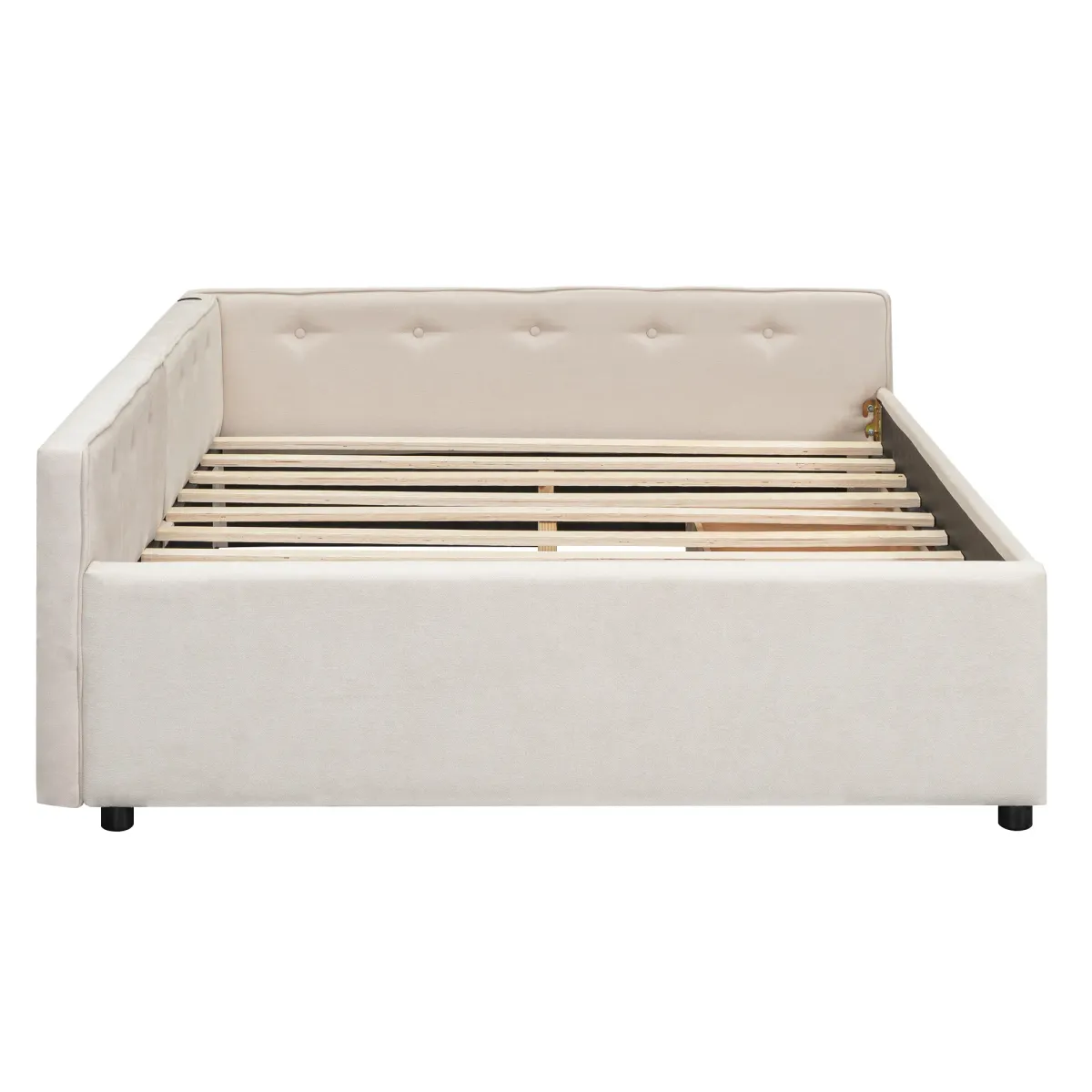 Merax Upholstered Daybed with USB and 2 Drawers