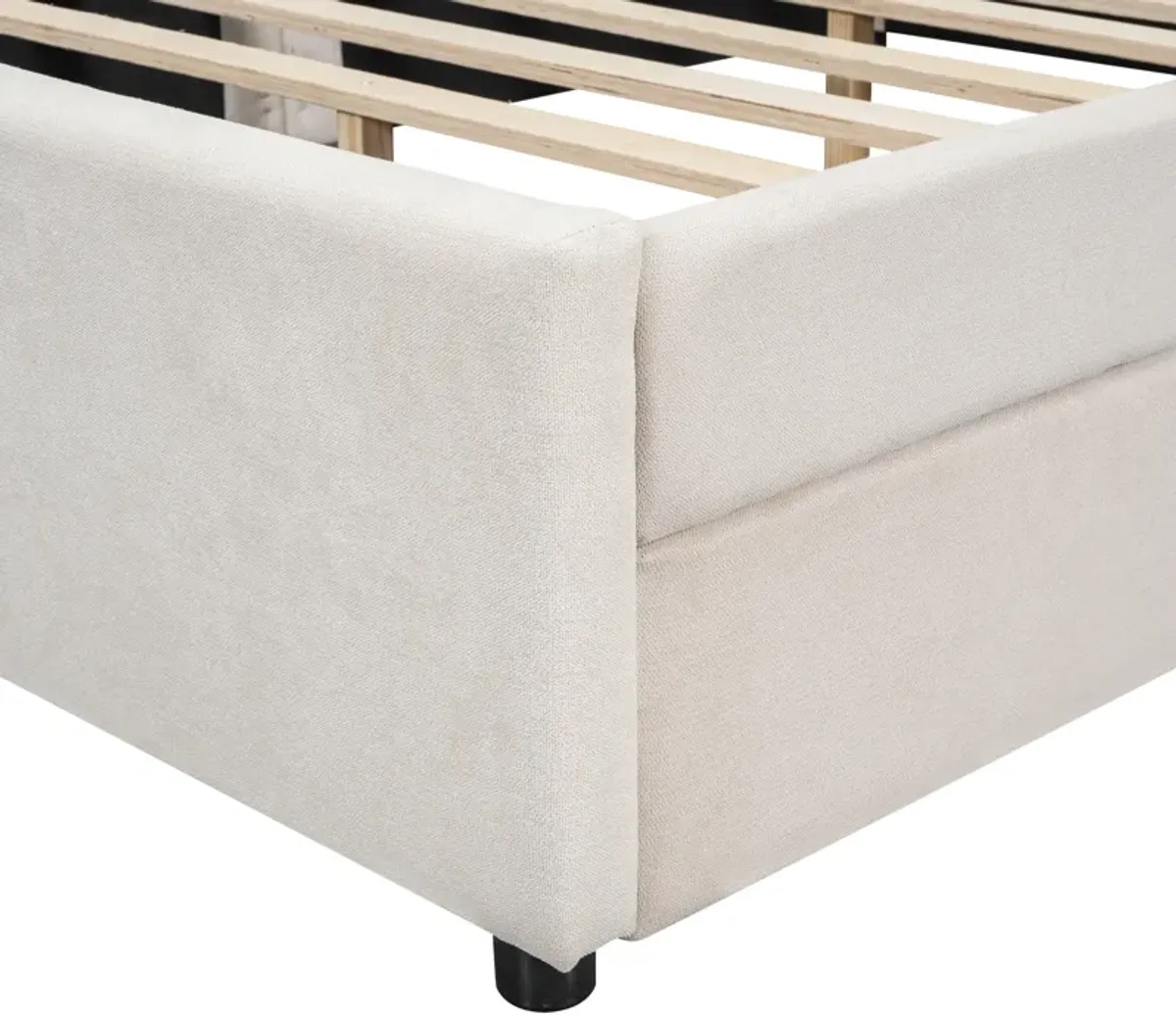 Merax Upholstered Daybed with USB and 2 Drawers