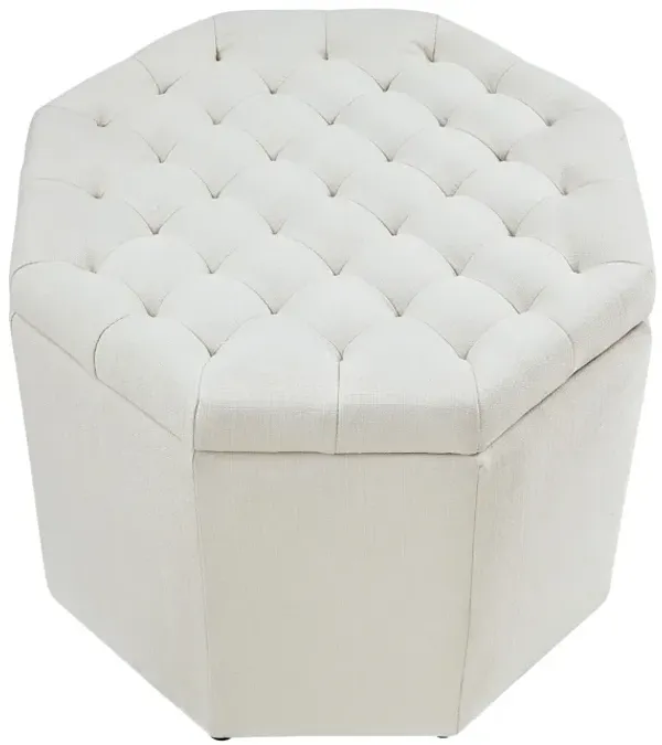 Inspired Home Rita Storage Ottoman