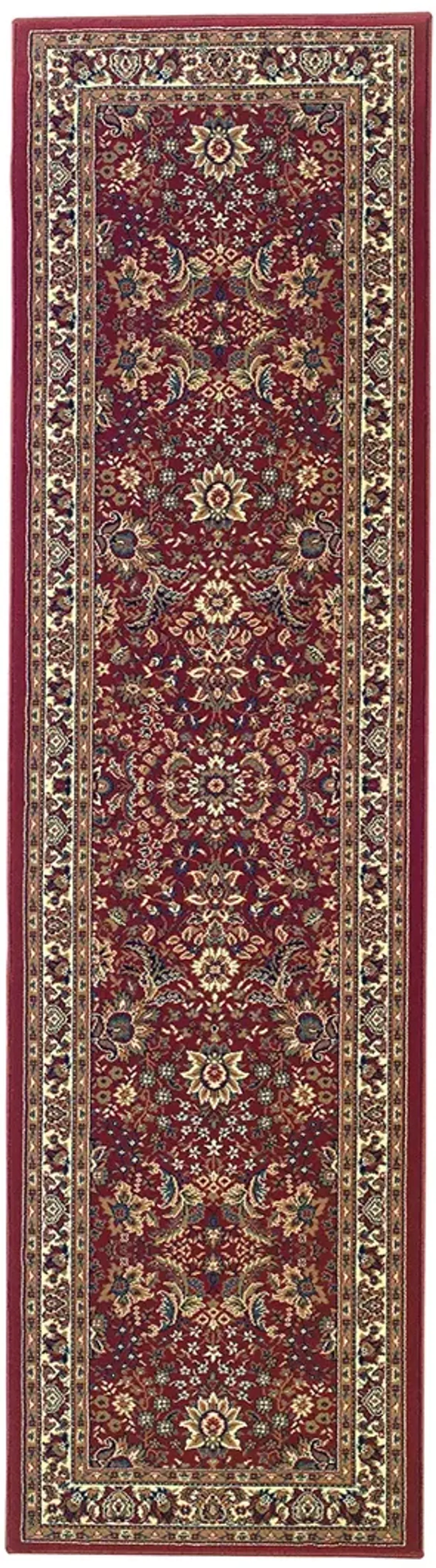 Ariana 2'7" x 9'4" Red Rug