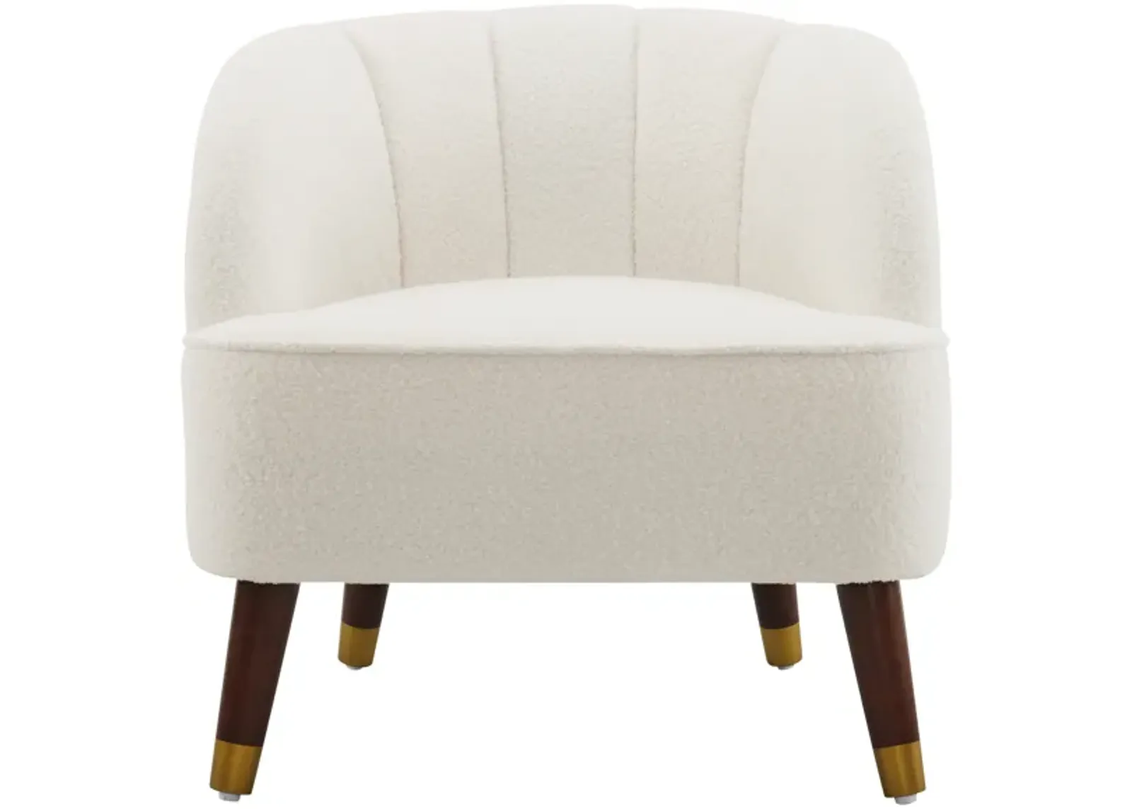 Merax Velvet Barrel Accent Chair