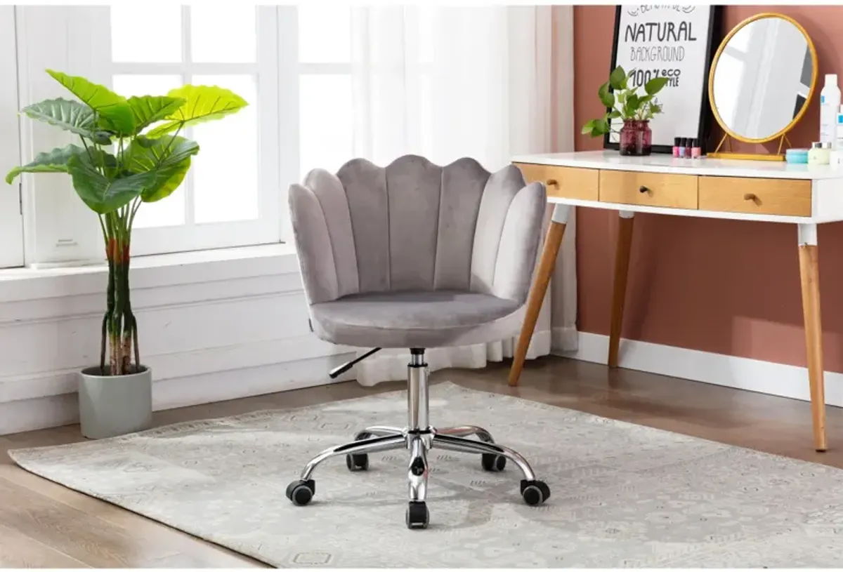 Swivel Shell Chair For Living Room/Bedroom, Modern Leisure Office Chair