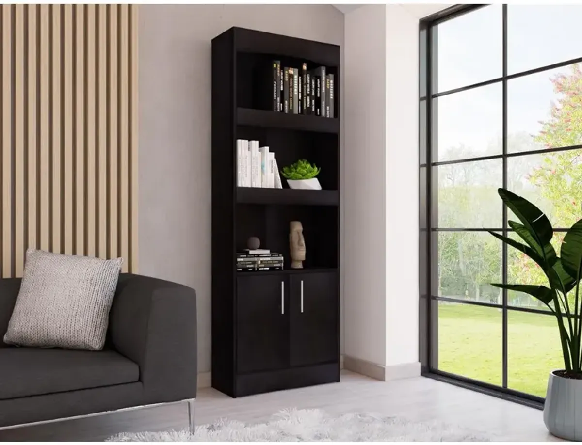 Dozza Bookcase Black Wengue