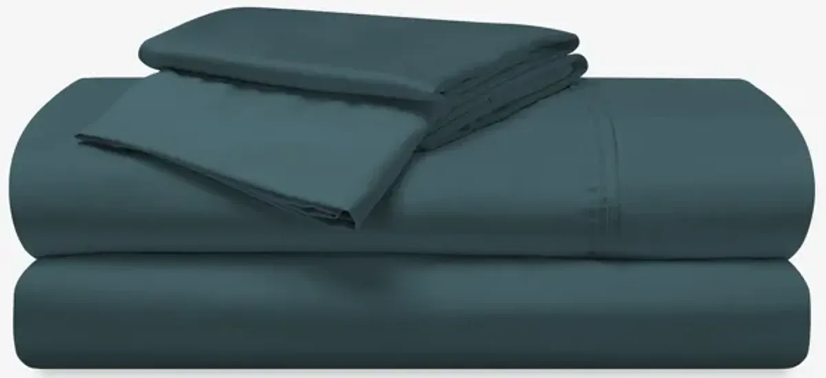 Hyper-Cotton Queen Sheet Set - Deep Teal