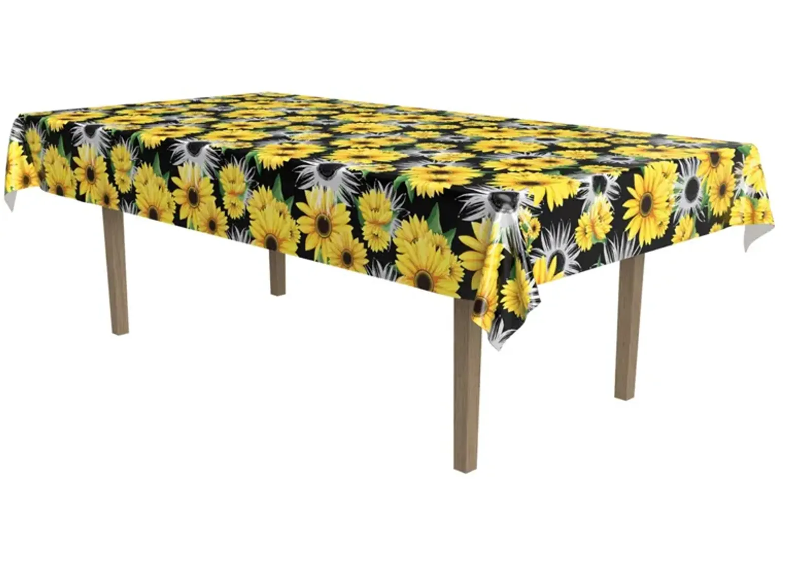 16" Vibrant Unique Sunflower Print Designed Tablecover