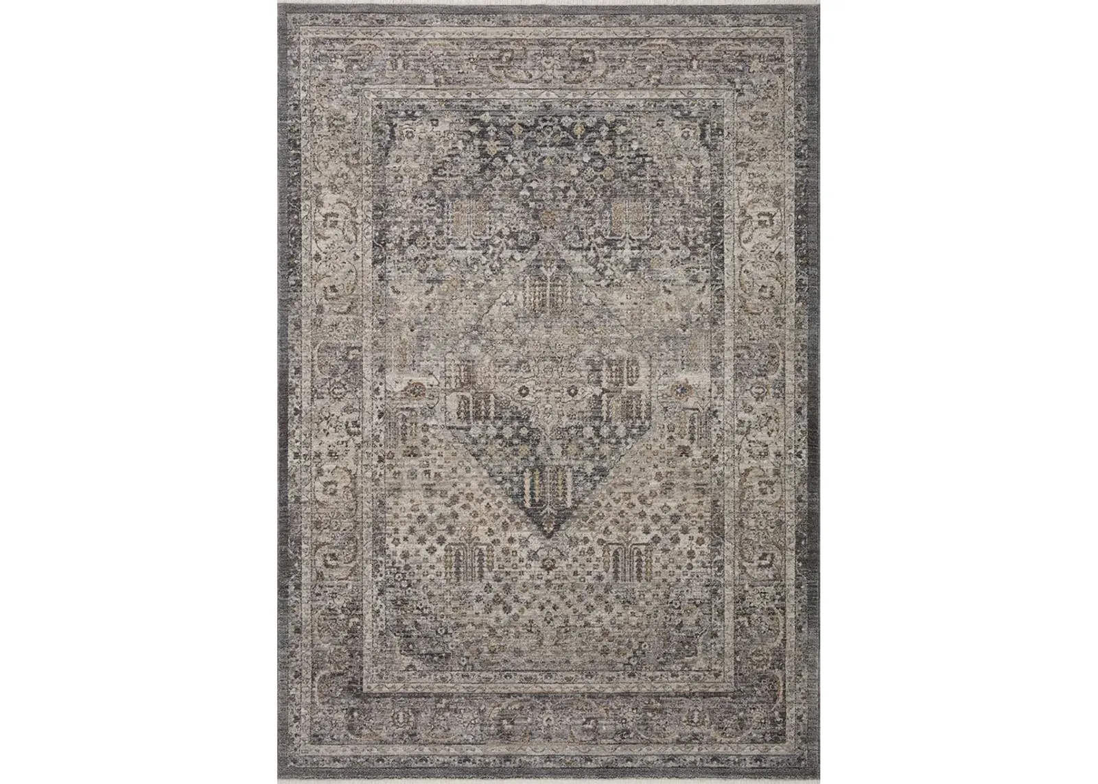 Lyra LYR02 Denim/Pebble 5'3" x 7'9" Rug