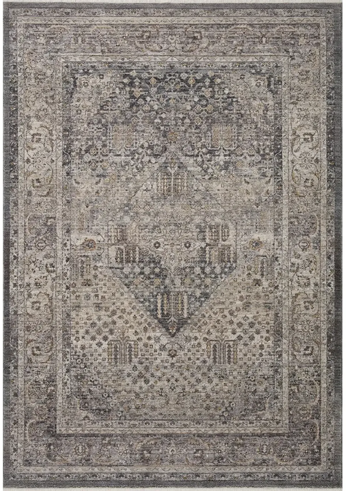 Lyra LYR02 Denim/Pebble 5'3" x 7'9" Rug