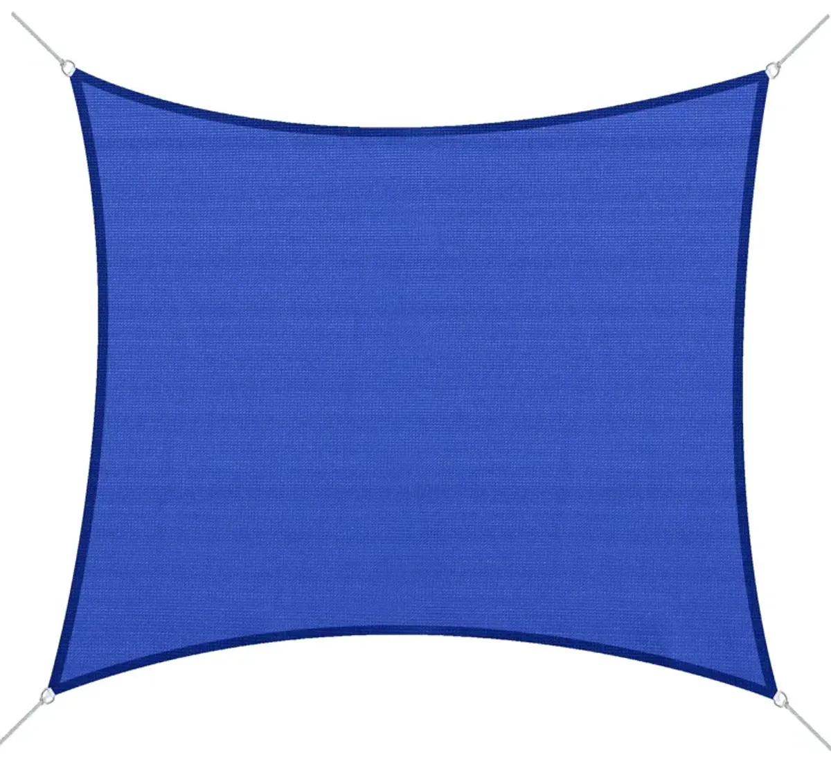 Azure Overhead Shield: 20'x16' Blue UV-Protective Rectangular Shade Sail