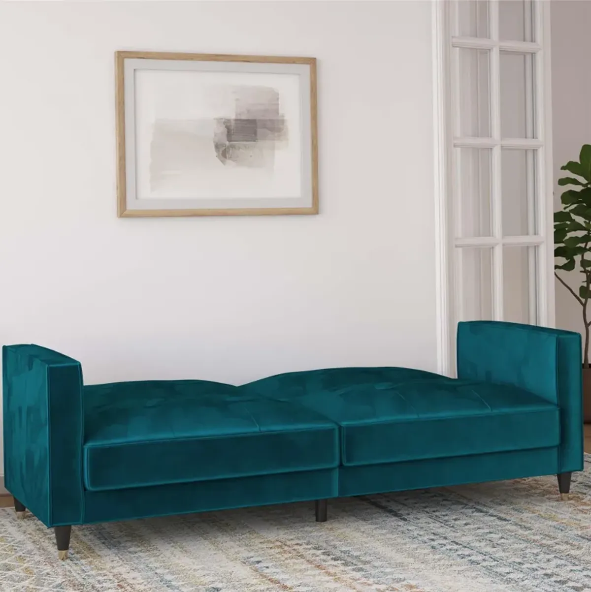 Royal Pin Tufted Futon