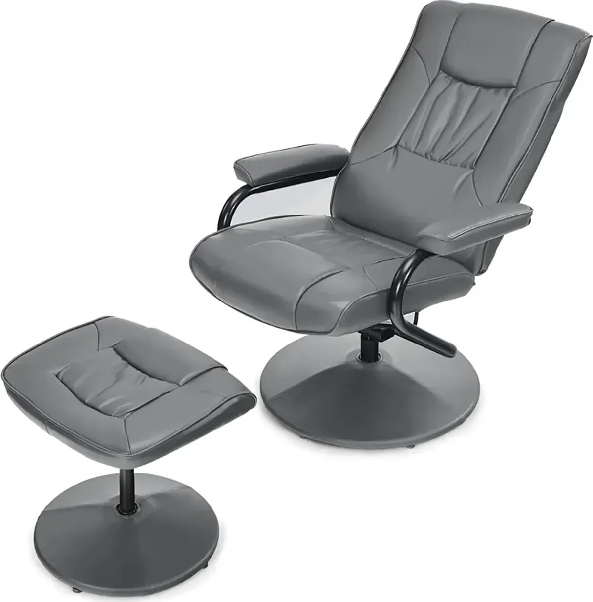 360° Swivel Recliner Chair with Ottoman