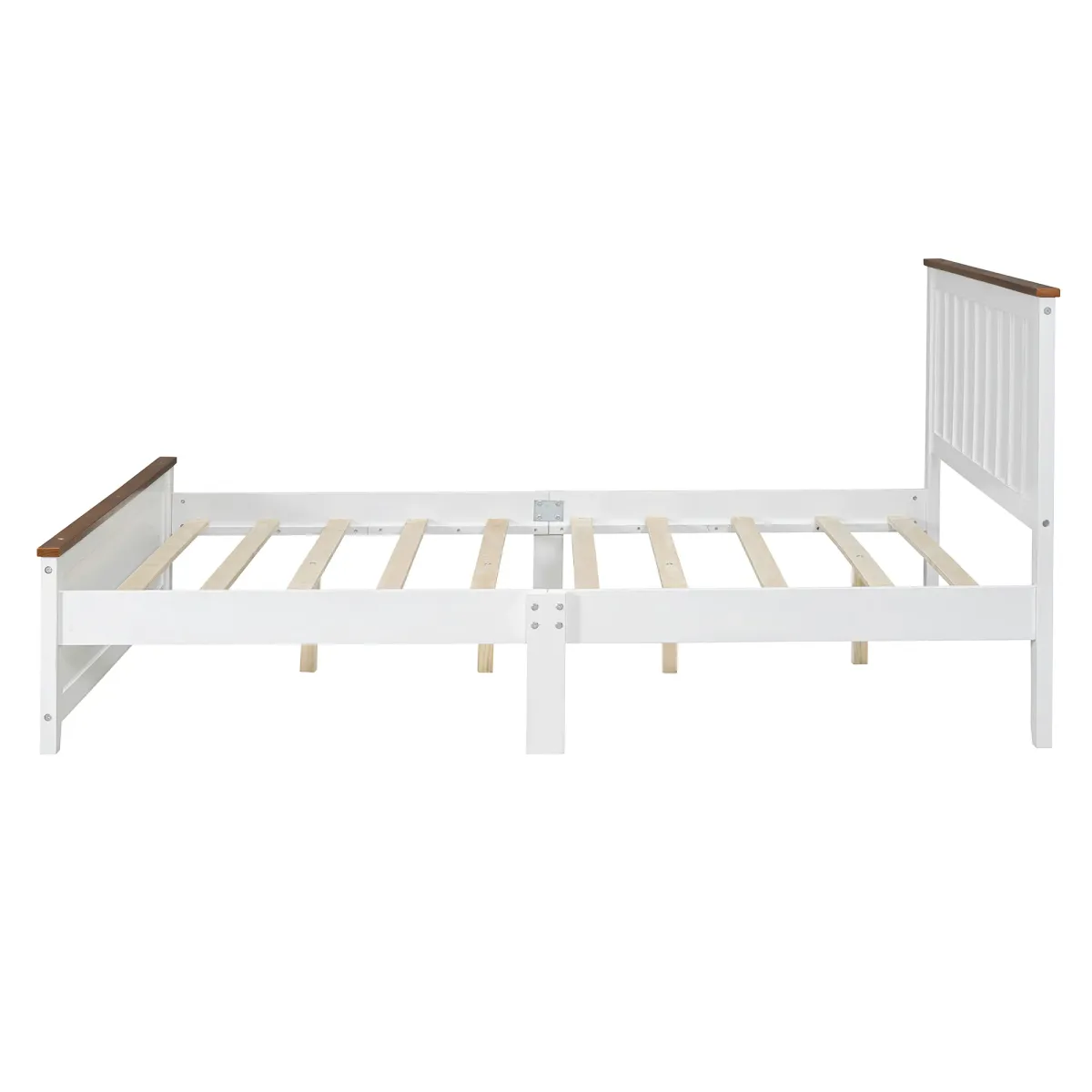 Merax Simple Style Platform Bed  with Wooden Slat Support