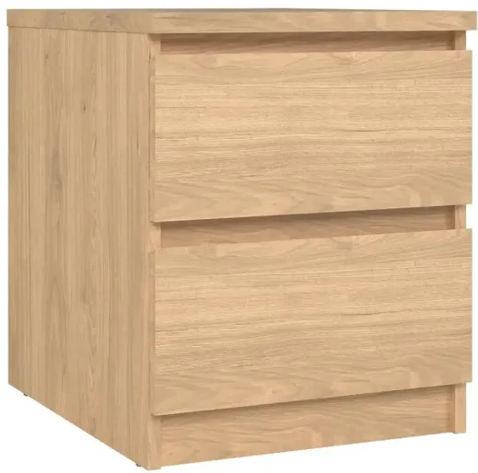 Tvilum Scottsdale 2 Drawer Nightstand, Jackson Hickory