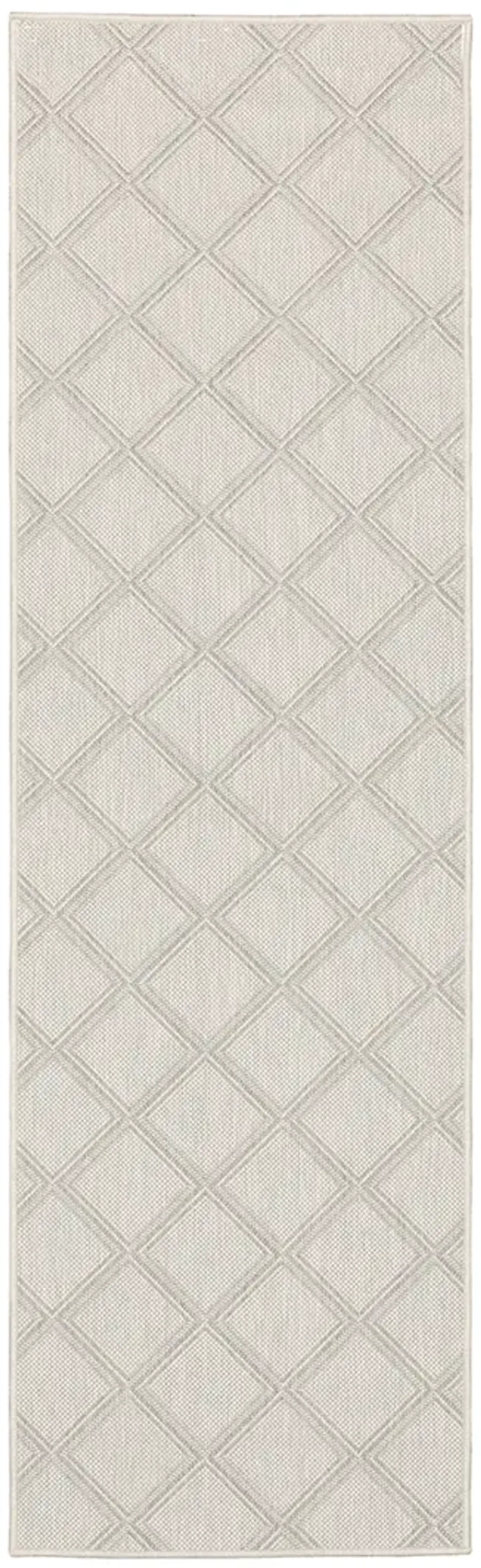 Portofino 1'10" x 7'3" Ivory Rug