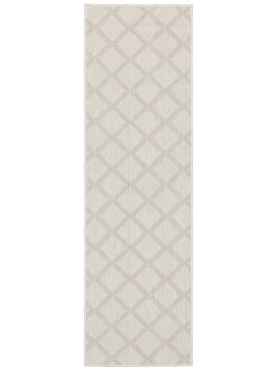 Portofino 1'10" x 7'3" Ivory Rug