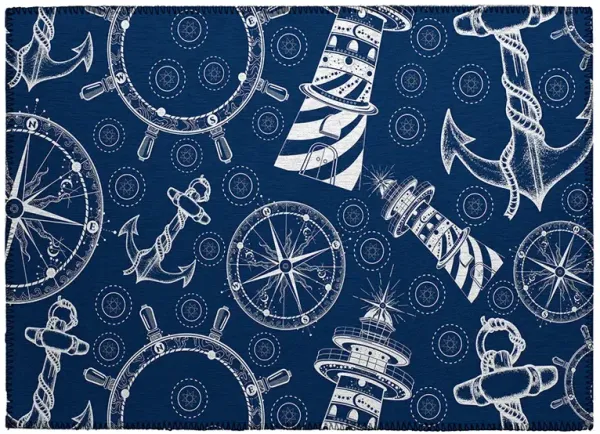 Harbor HA9 Navy 20" x 30" Rug