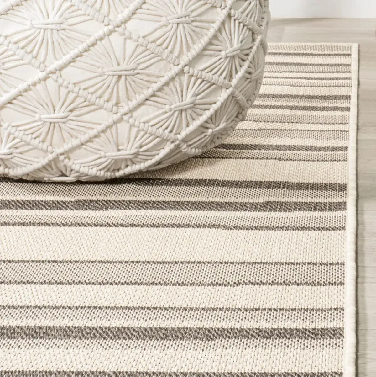 Castara Wavy Stripe Modern Indoor/Outdoor Area Rug