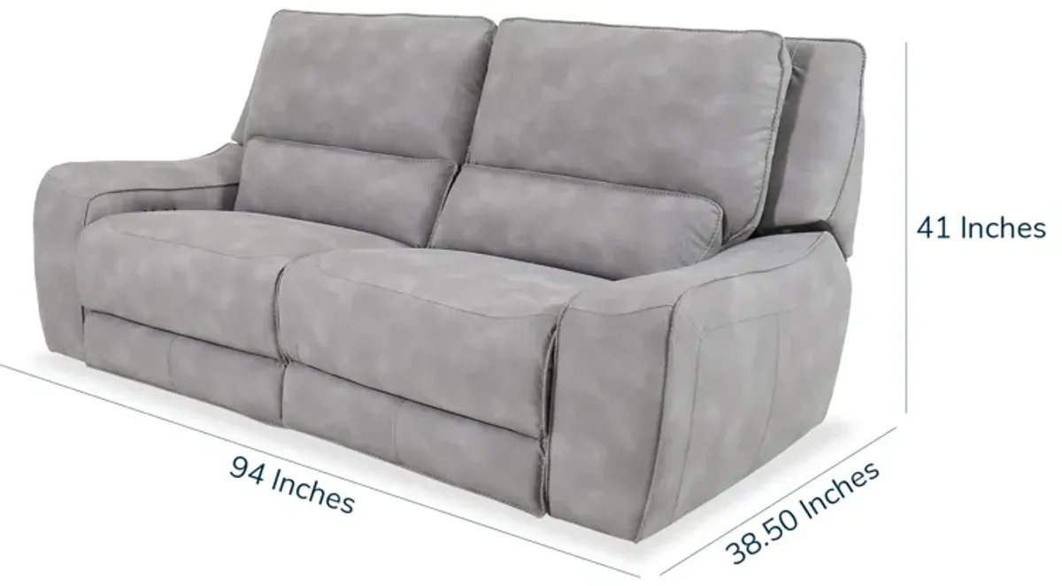 Buffy Zero Gravity Sofa in Gray