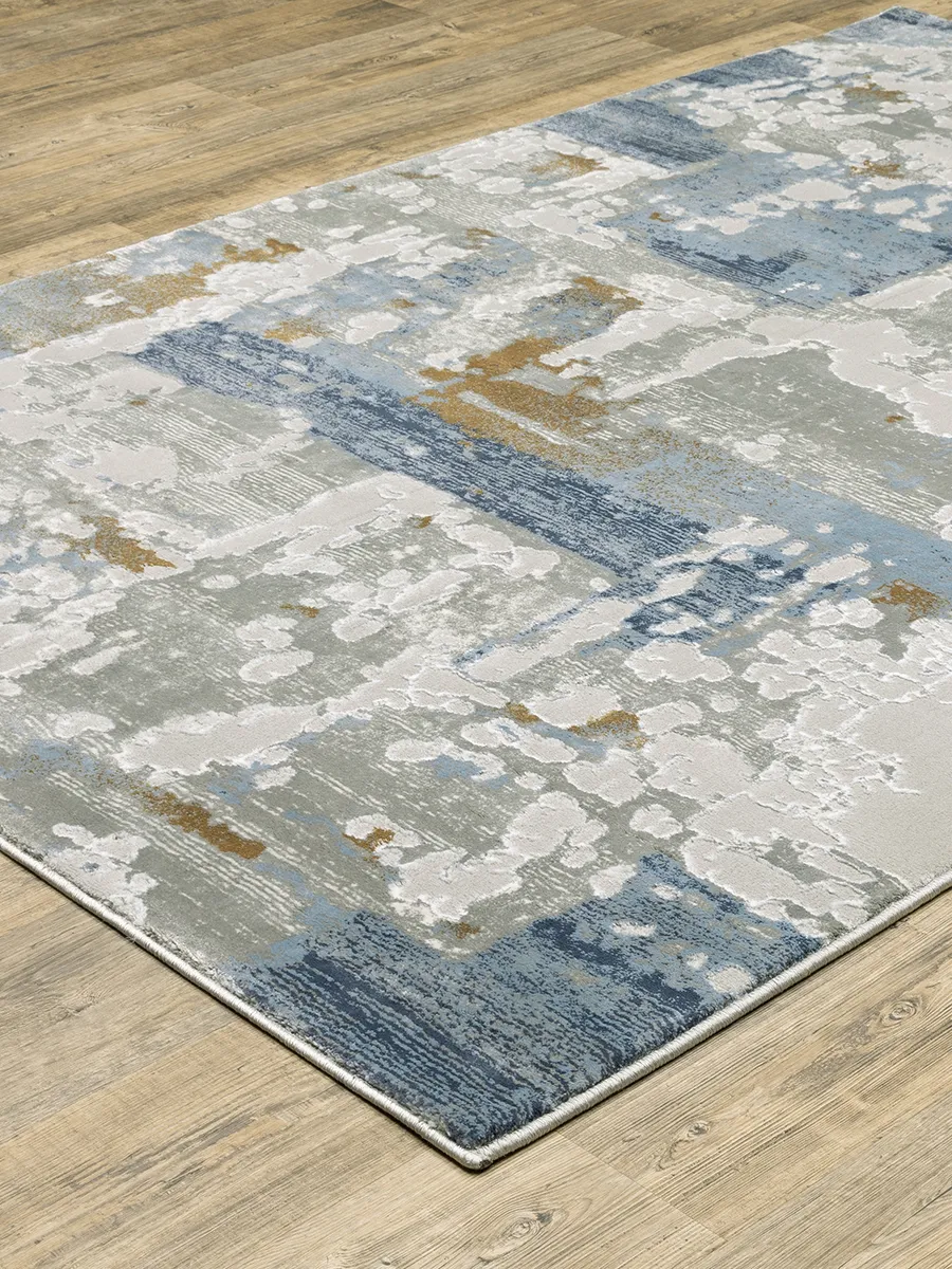 Easton 6'7" x 9'6" Grey Rug