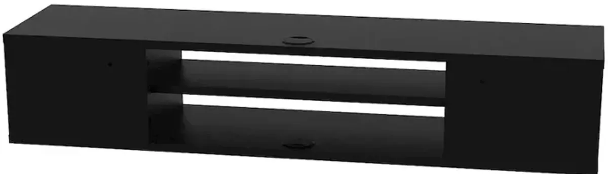 Decorotika Pivot Floating Tv Stand - Black