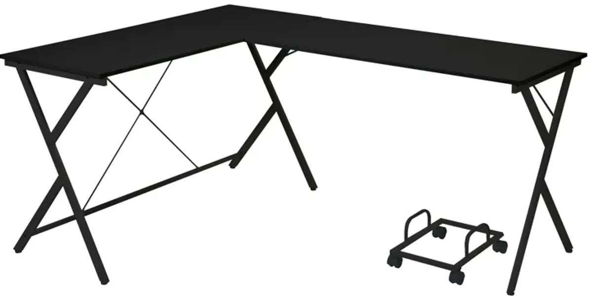 ACME Demas Computer Desk, Black Finish