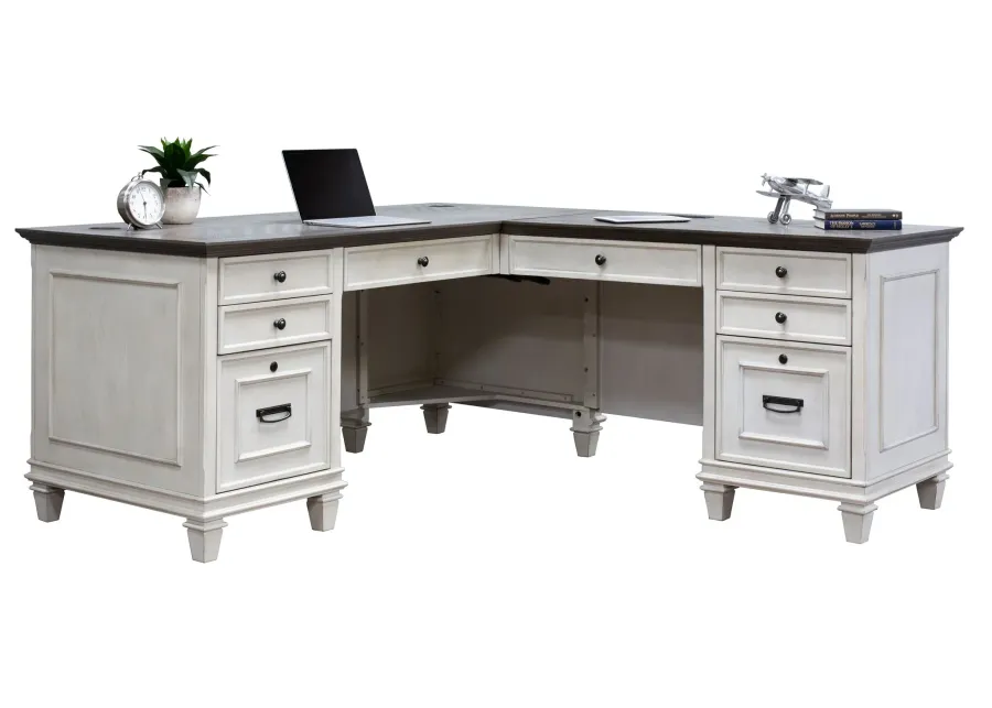 L-Desk with Return