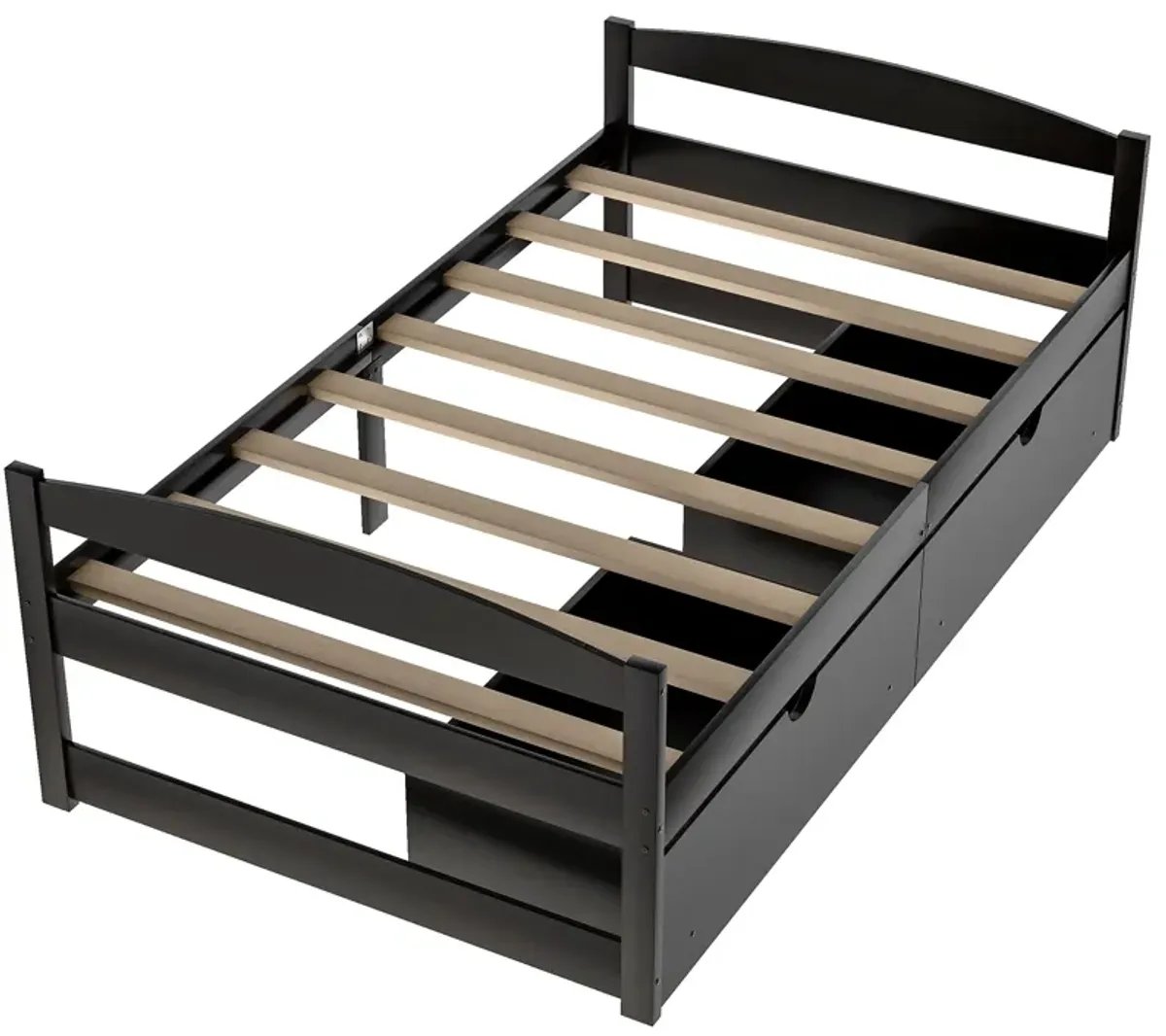 Merax Simple Style Platform Bed with Drawers
