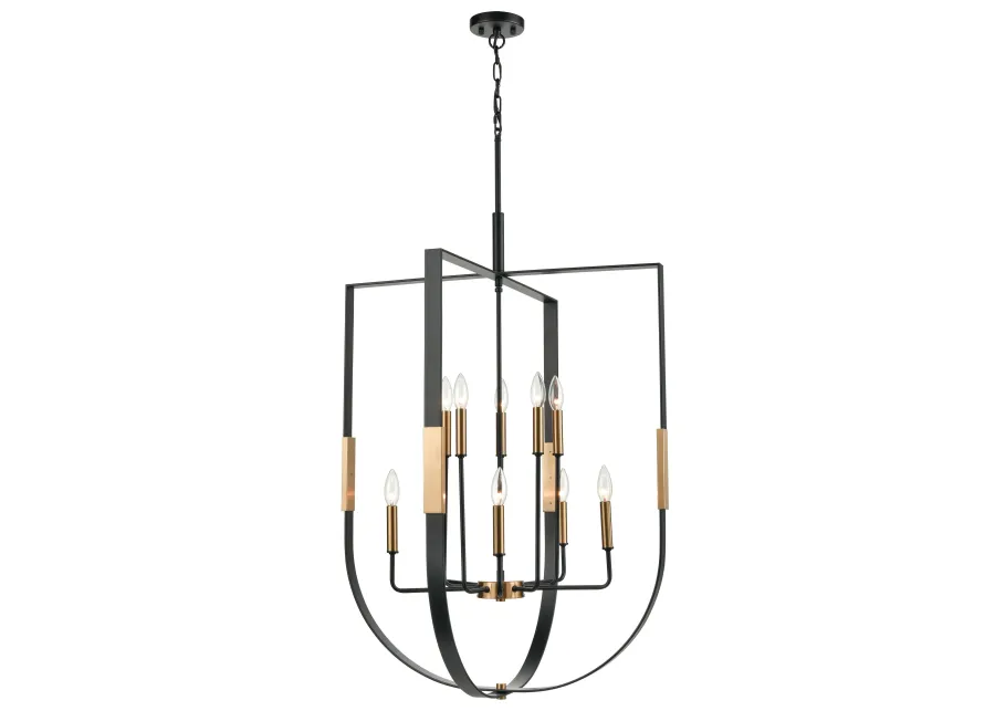 Heathrow 28'' Wide 10-Light Chandelier