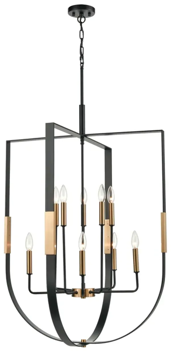 Heathrow 28'' Wide 10-Light Chandelier