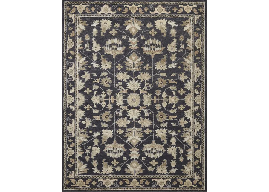 Ingrid ING-03 Navy / Multi 11''6" x 15' Rug by Magnolia Home By Joanna Gaines