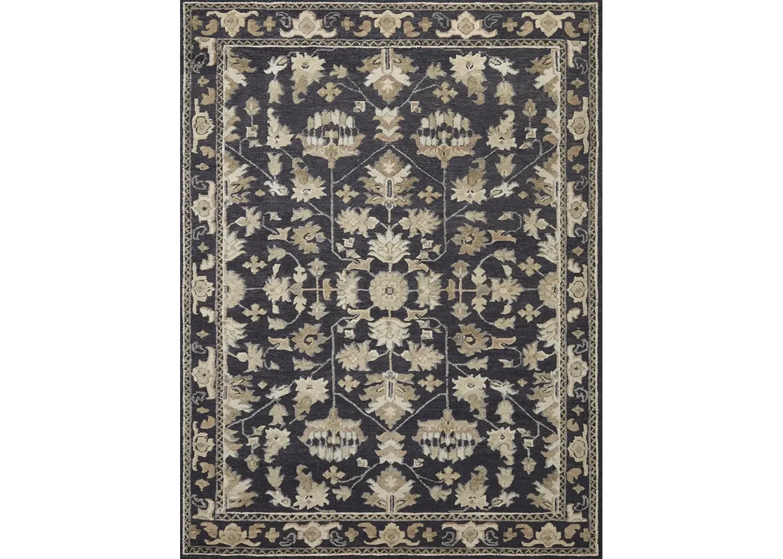 Ingrid ING-03 Navy / Multi 11''6" x 15' Rug by Magnolia Home By Joanna Gaines