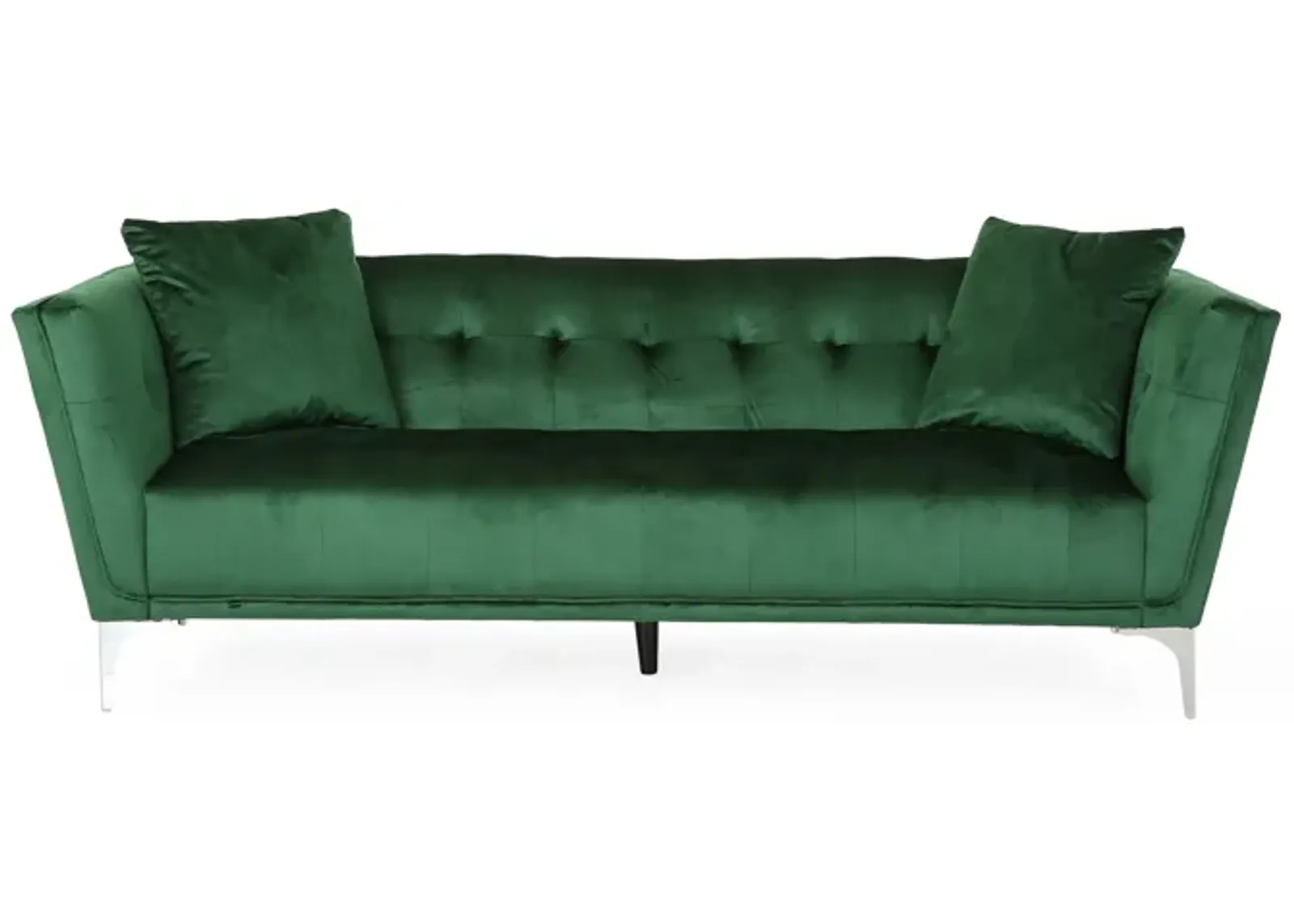 Merax Comfy 3-seat Velvet Upholstery Sofa with 5 Legs