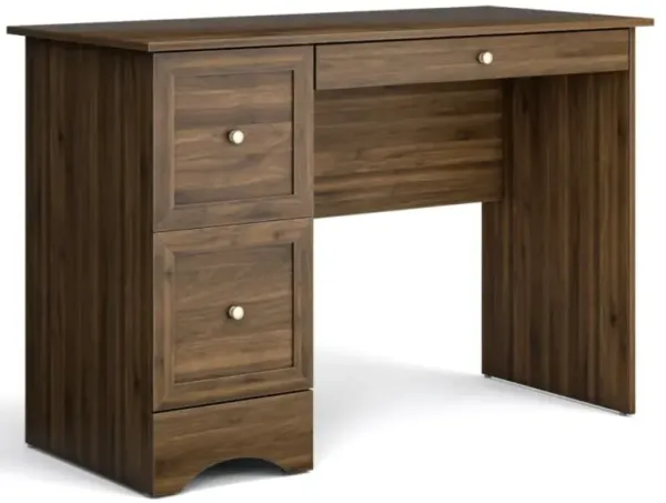 Wooden Vintage Computer Desk with 3 Drawers for Home and Office