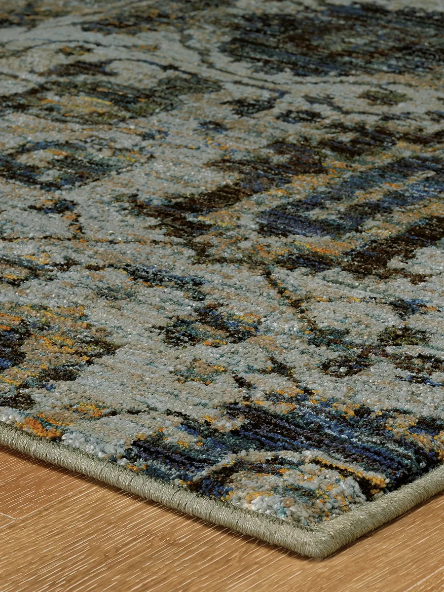 Andorra 1'10" x 3'2" Blue Rug