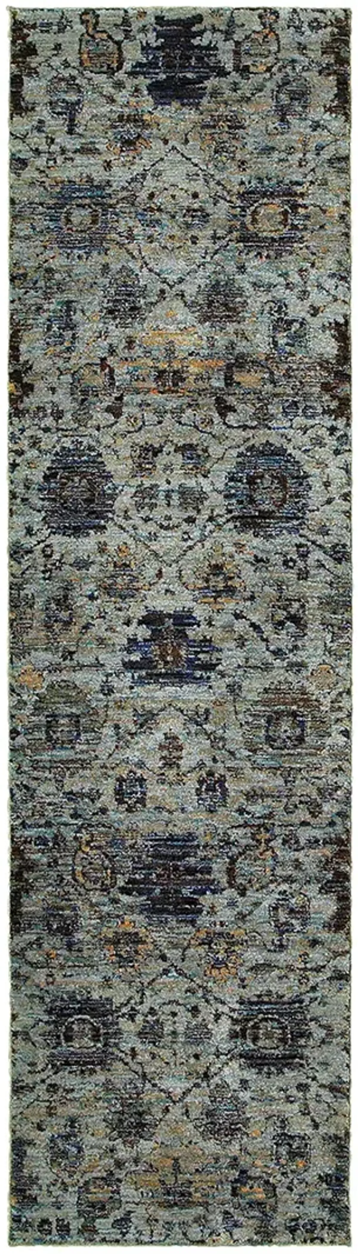 Andorra 1'10" x 3'2" Blue Rug