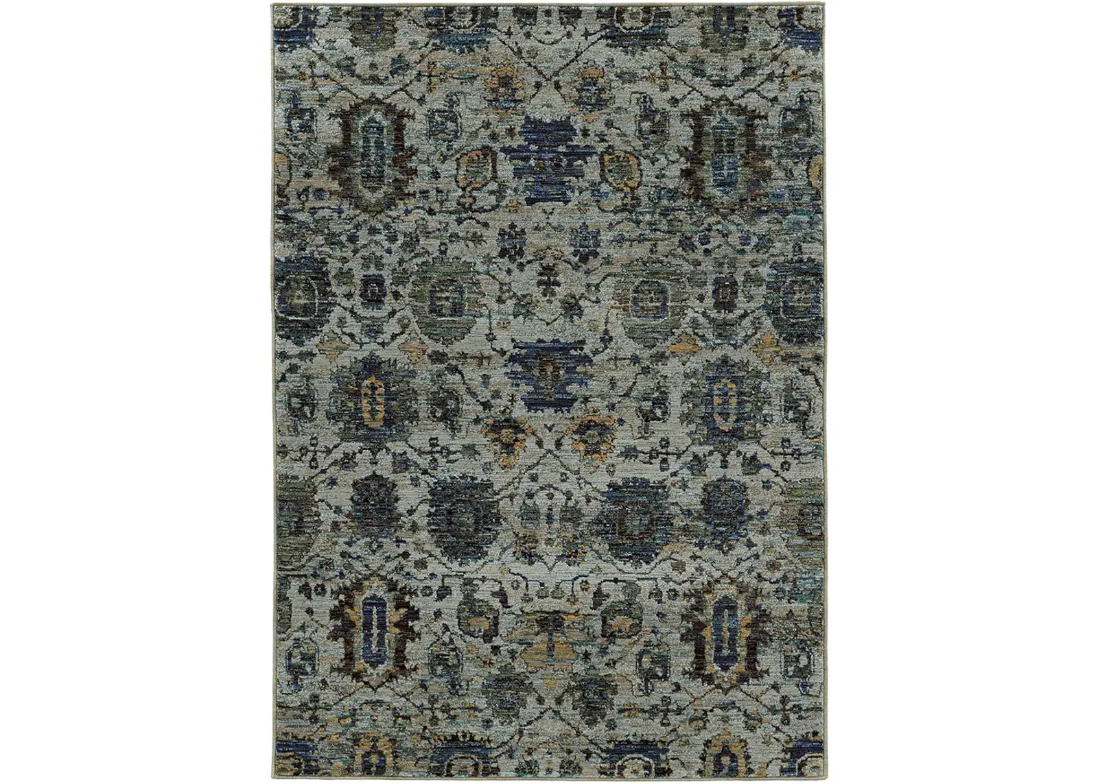 Andorra 1'10" x 3'2" Blue Rug