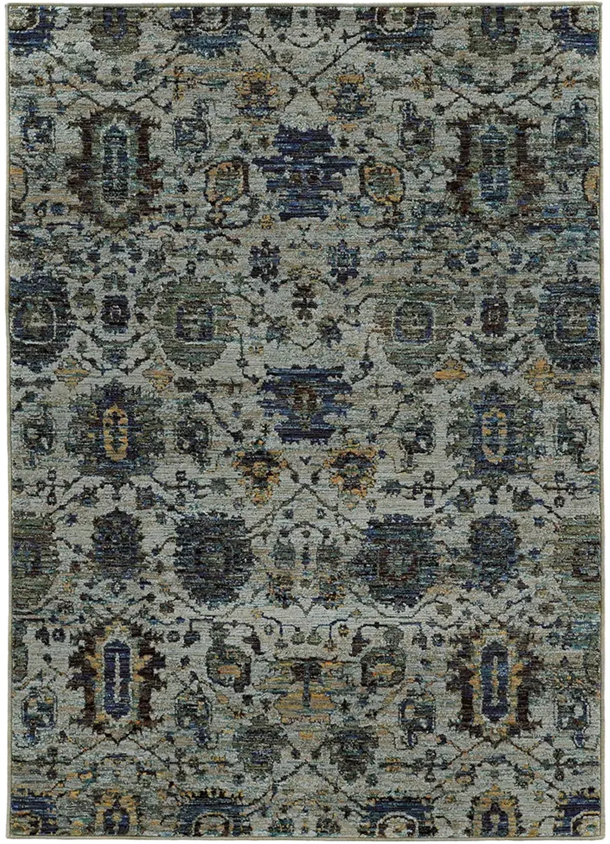 Andorra 1'10" x 3'2" Blue Rug