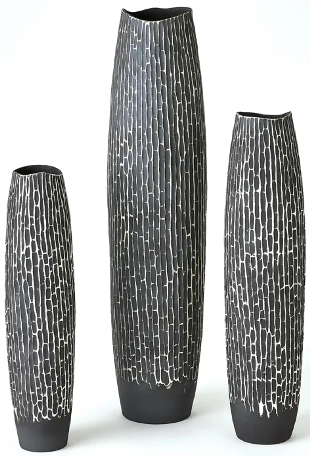 Horsetail Vase-Grey Small