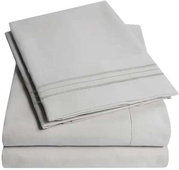 Ultra Soft 1800 Series Double Brushed Microfiber Sheet Set