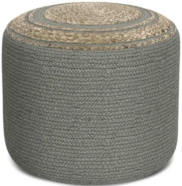 Serena Round Braided Pouf