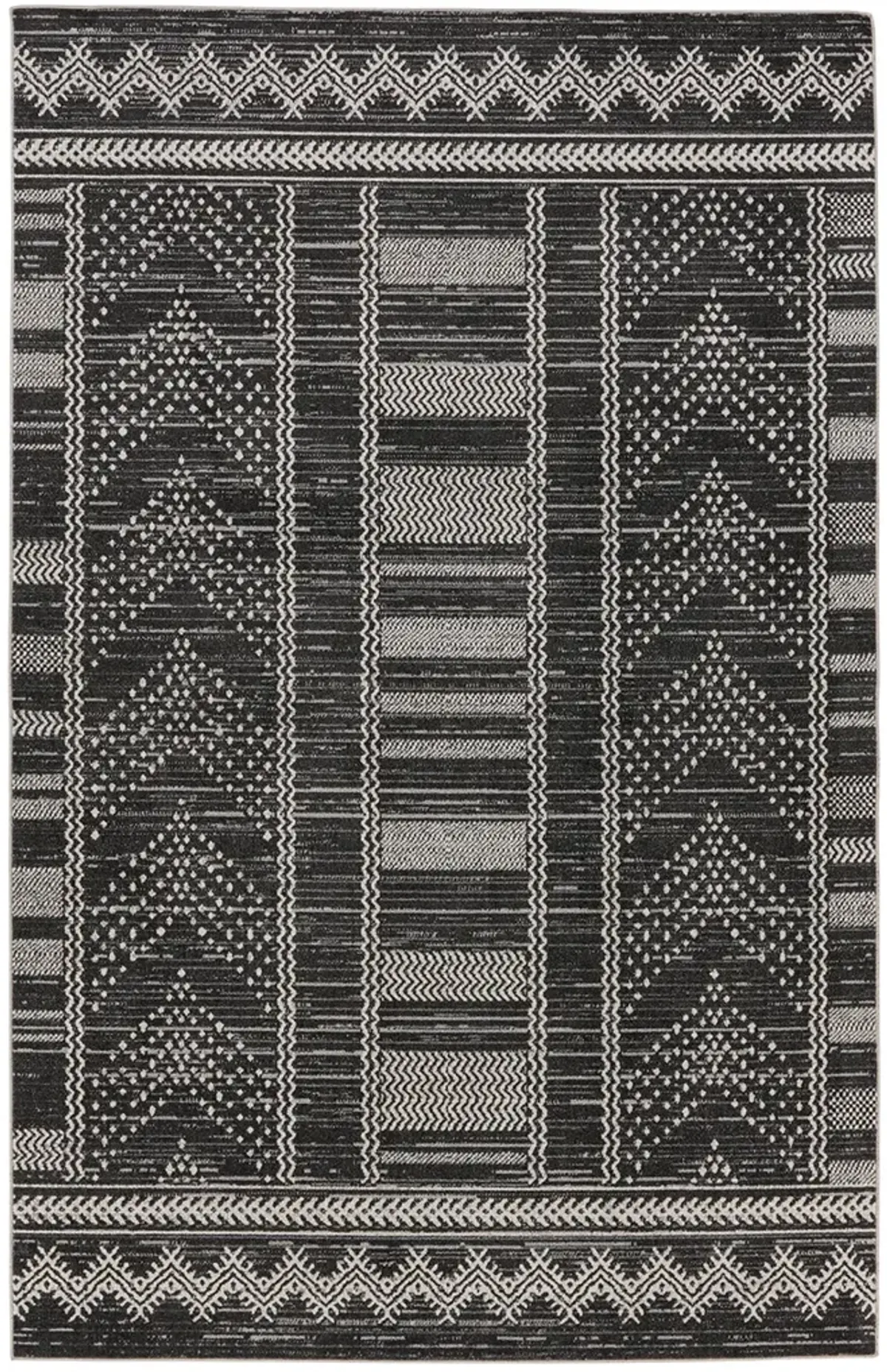 Nadine Mateo Black 4' x 6' Rug