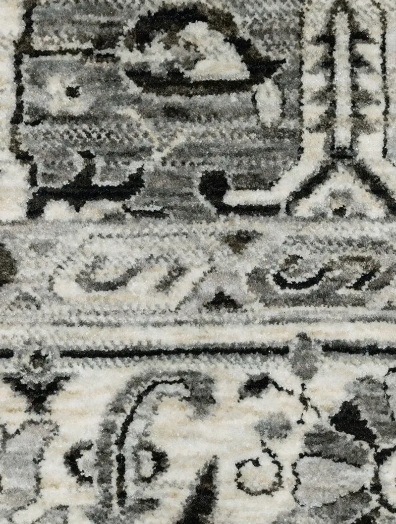 Chamberlain 6'7" x 9'6" Grey Rug