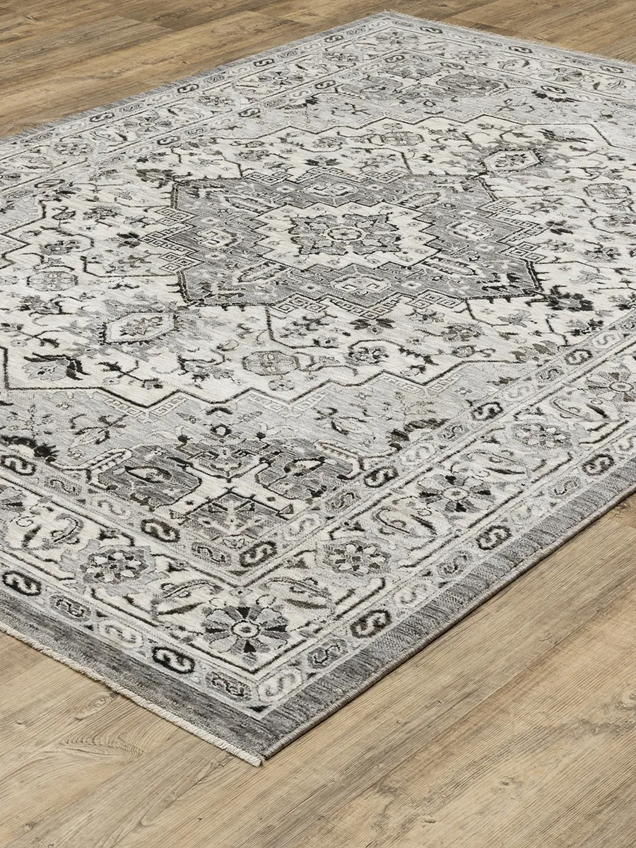 Chamberlain 6'7" x 9'6" Grey Rug