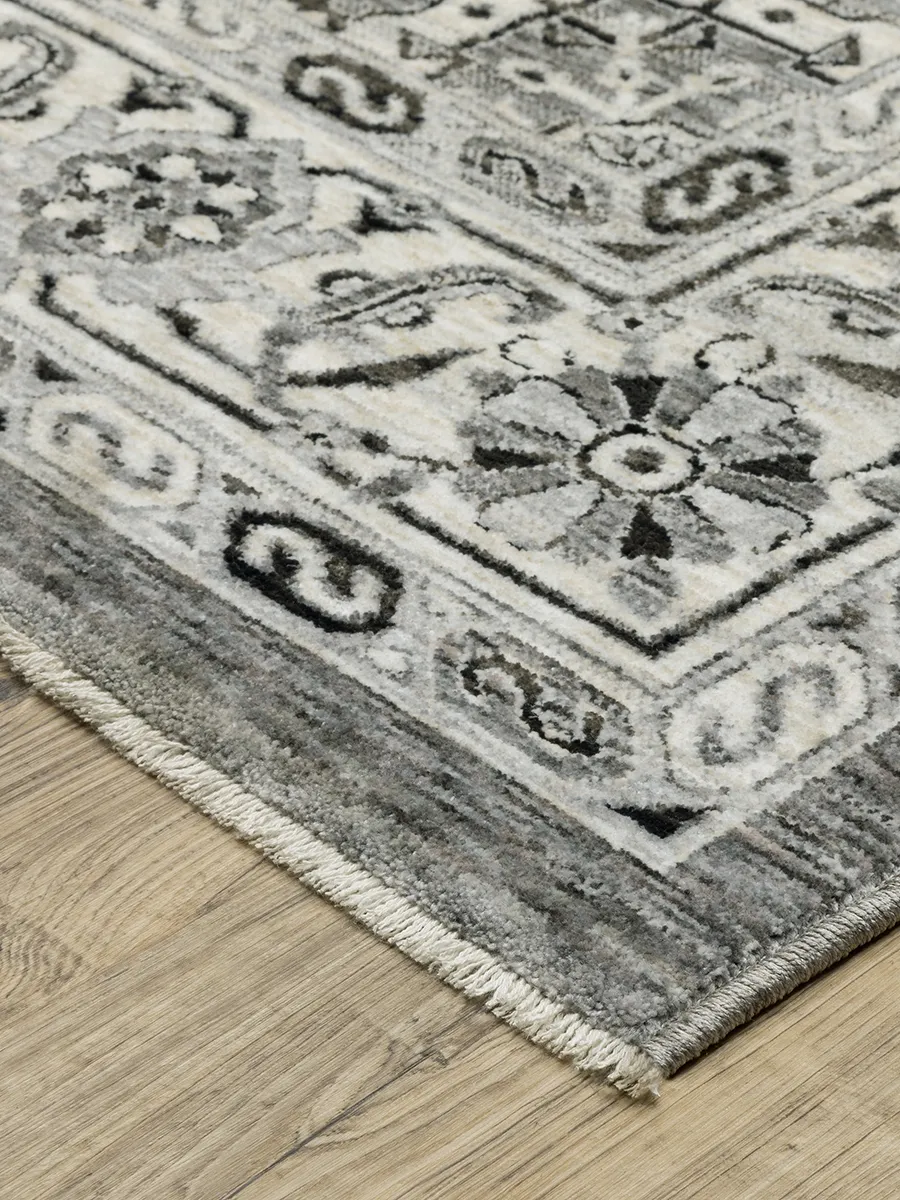 Chamberlain 6'7" x 9'6" Grey Rug