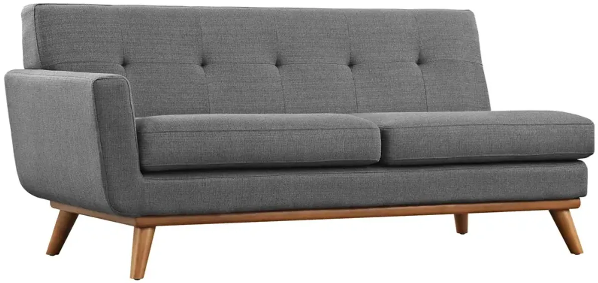 Engage Left-Arm Upholstered Fabric Loveseat