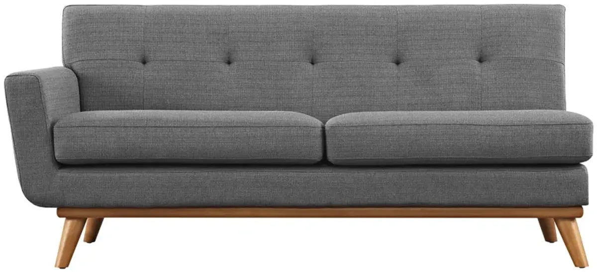 Engage Left-Arm Upholstered Fabric Loveseat