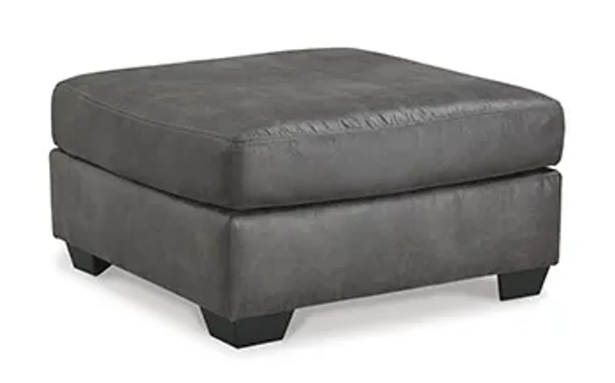 Bladen Oversized Accent Ottoman- Grey