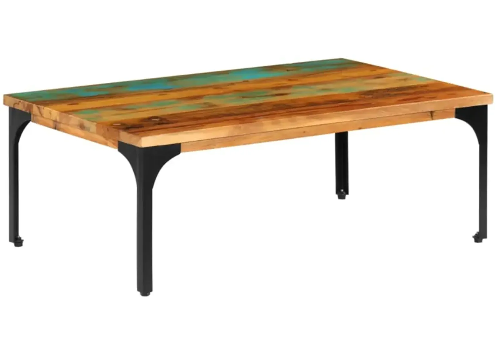 vidaXL Coffee Table 39.4"x23.6"x13.8" Solid Reclaimed Wood