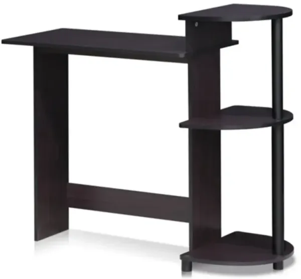 Minimalist Contemporary Home Office Desk with Metal Frame