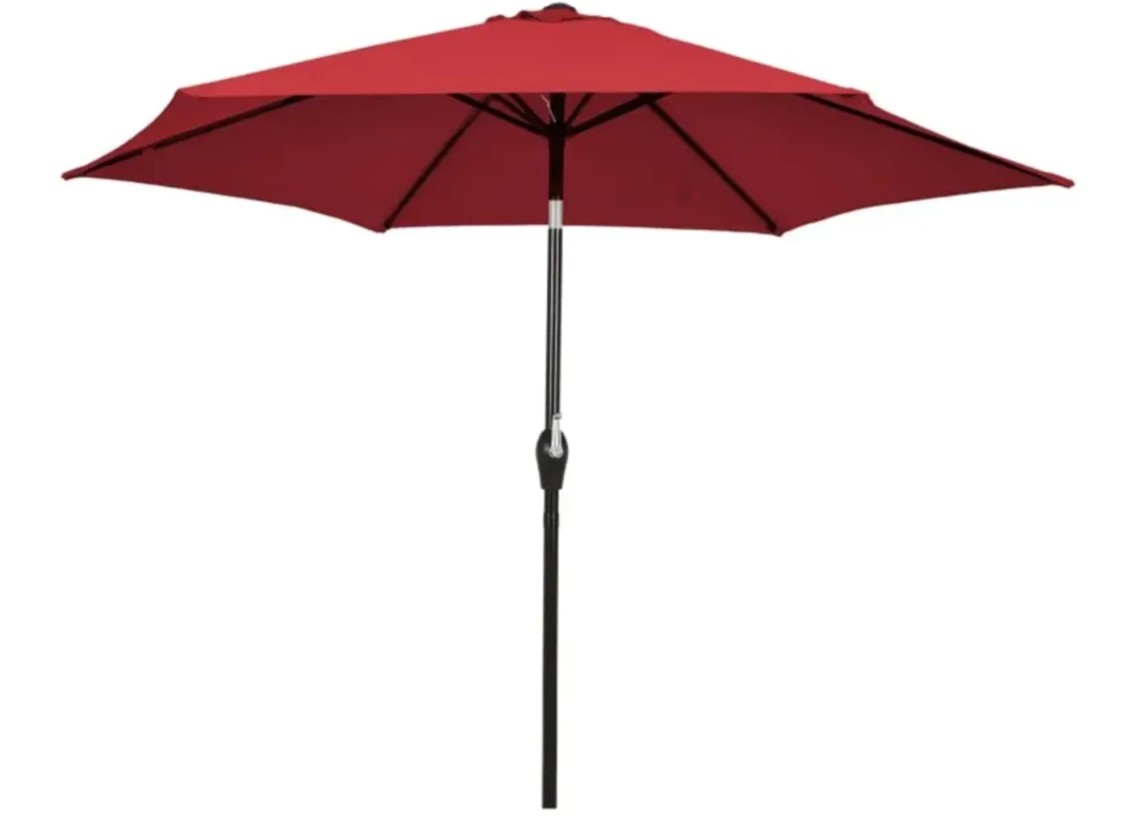 Hivvago 10 Feet Outdoor Patio Umbrella with Tilt Adjustment and Crank